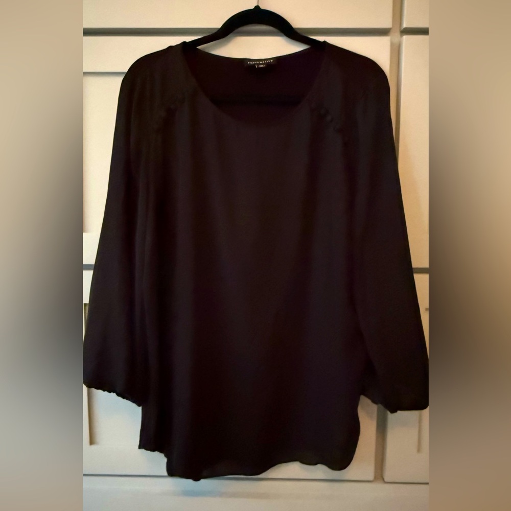 Chic Black Women's Blouse